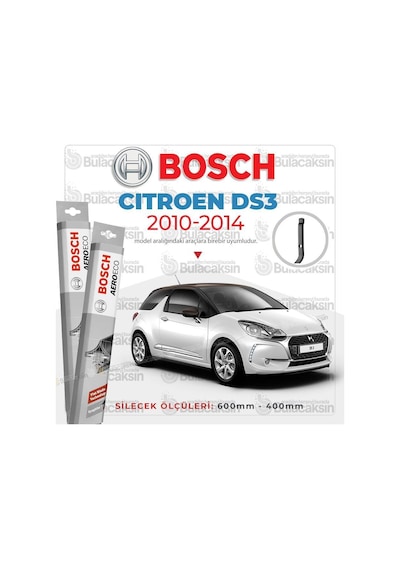 Citroen Ds3 Muz Silecek Takımı 2010-2014 Bosch Aeroeco