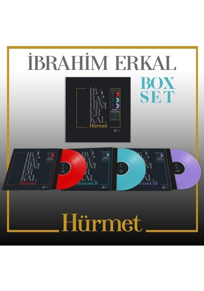 Hürmet Box Set - Plak İbrahim Erkal, Çeşitli Sanatçılar Linet, Serkan Kaya, Funda Arar, İkilem, Ozan Doğulu & Cem Belevi, Kubat, Melek Mosso, Hakan Altun, Aydilge, Kafadar, Özgün, Zehra Arabacı,vd.