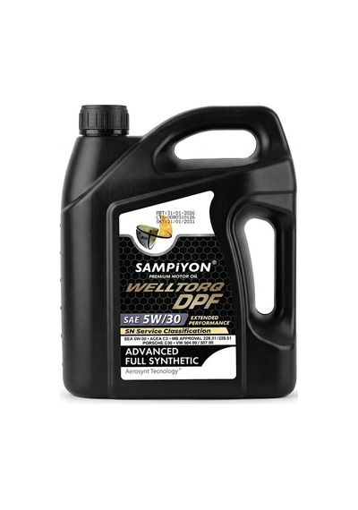 Şampiyon Welltorq 5W-30 Yarı Sentetik Motor Yağı 4 L
