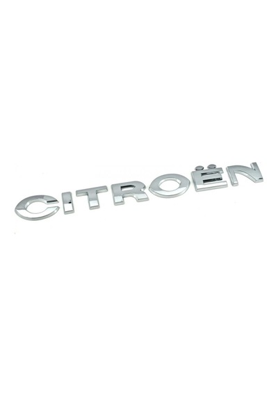 Citroen C3 - C3 Ve Citroen Yazısı Bagaj Kaputu Üzeri
