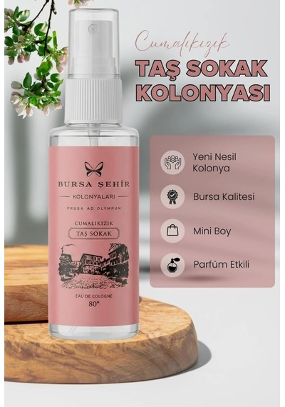 Bursa Şehir Kolonyaları Cumalıkızık Taş Sokak Eau De Cologne 80 , 45 Ml