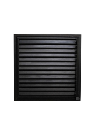 Siyah Alüminyum 35x35 Cm Menfez Banyo Havalandırma Menfezi