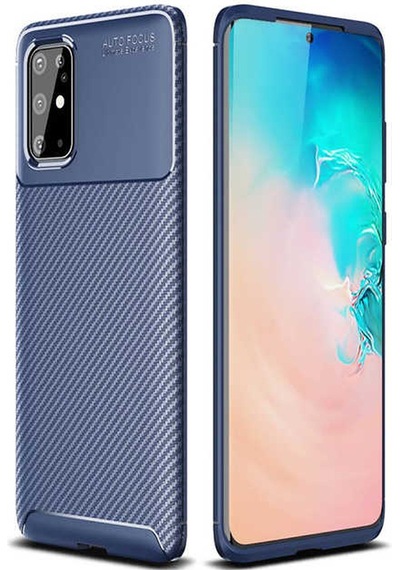 Galaxy S20 Plus Kılıf Zore Negro Silikon Kapak Kahverengi