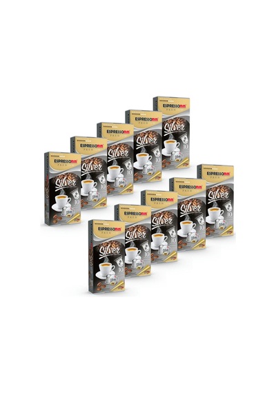 Espressomm® Premium Silver Alüminyum Kapsül Kahve (100 Adet) - N