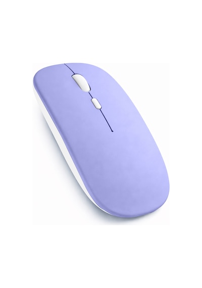 Type-c Şarjlı Bluetooth Mouse Apple Uyumlu MacBook iPad Laptop İnce Gövde Dongle Ve Kablo Dahil 13754