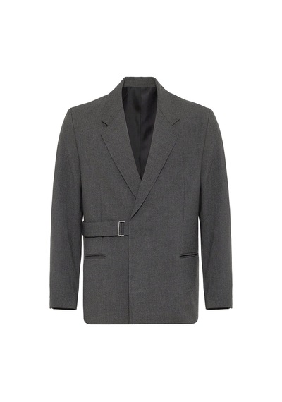 Antioch Kuşaklı Relax Fit Erkek Blazer Ceket Gri