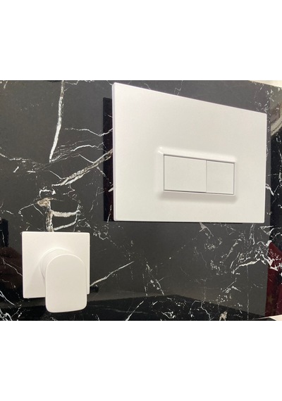 VitrA Loop R 7400680 Beyaz Kumanda Paneli & Stop Valf Beyaz