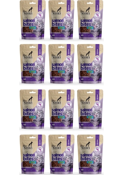 Cat Solmon Bites 12x60gr. Somonlu, Kedi Ödül Maması