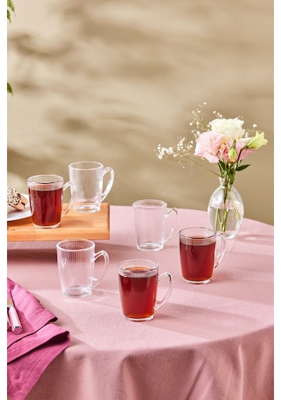Karaca  Edna 6'lı Çay Fincanı Seti 160 Ml