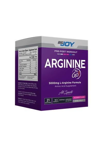 Bigjoy Arginine Go! 21 Servis Orman Meyveli