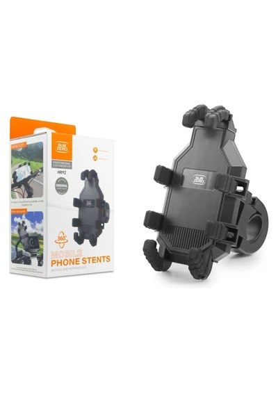 Subzero Hr92 360 Derece Dönebilen Premium Motorsiklet Telefon Tutucu Siyah