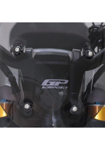 GP Kompozit Ducati Diavel 1260 S 2019-2020 Uyumlu Ön Cam Füme 55 cm
