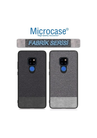 Microcase Huawei Mate 20 Fabrik Serisi Kumas & Deri Desen Kilif 391917841