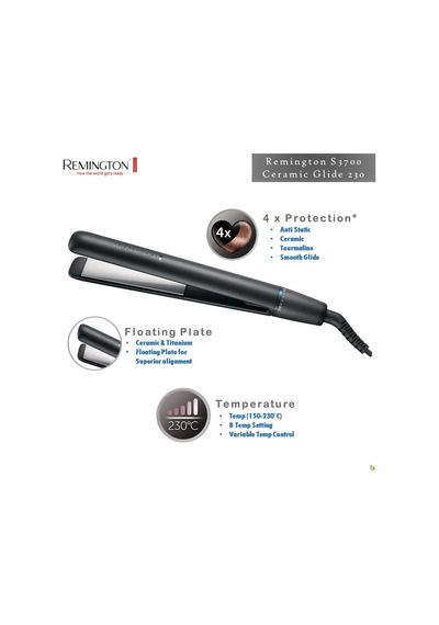 Remington S3700 Ceramic Glide 230 Seramik Saç Düzleştirici Sku: Smg8690010492944