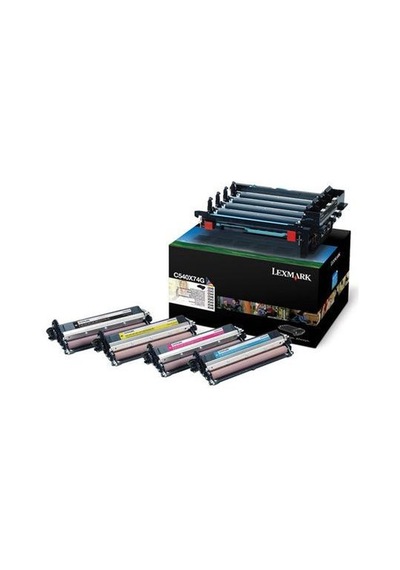 Lexmark C540-C540X74G Siyah ve Renkli Drum Kiti.C546Dtn