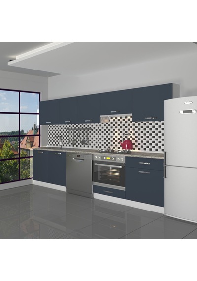 Decoraktiv Elite 280 Ankastre Fırın Modüllü Mdf Hazır Mutfak Dolabı - Tezgah Dahil - Antrasit Decoraktiv Elite 280 Ankastre Fırın Modüllü Mdf Hazır Mutfak Dolabı - Tezgah Dahil - Antrasit