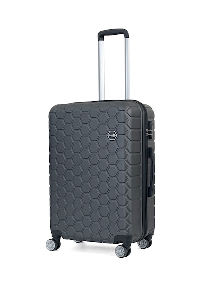 Reymond Luggage Altıgen Abs Seyahat Valizi, Orta Boy Antrasit