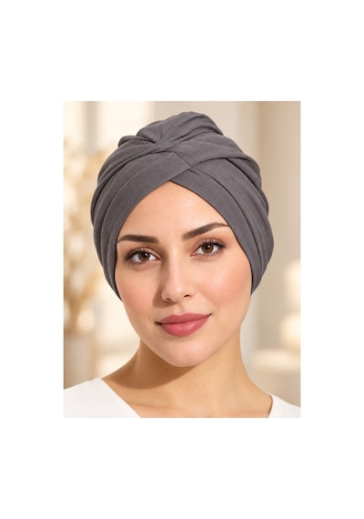 Umttrend Aura Hazır Türban Bone Penye Siyah Bone Çapraz Bantlı Kadın Tesettür Bone Iç Ve Dış Bone Gri Umttrend Aura Hazır Türban Bone Penye Siyah Bone Çapraz Bantlı Kadın Tesettür Bone Iç Ve Dış Bone Gri