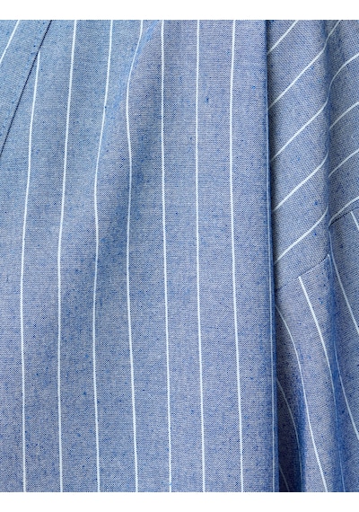 Koton V Yaka Cep Detaylı Oversize Çizgili Kruvaze Kimono Mavi Çizgili 5sak50014pw Mavi Çizgili Çok Renkli