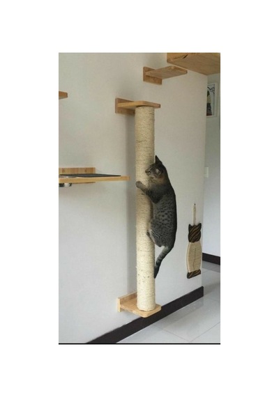 Kedi Tırmalama Aparatı Duvar Monteli 1 Metre