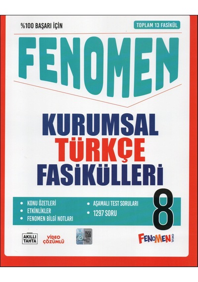 Fenomen 8.sınıf Kurumsal Türkçe Fasikülleri
