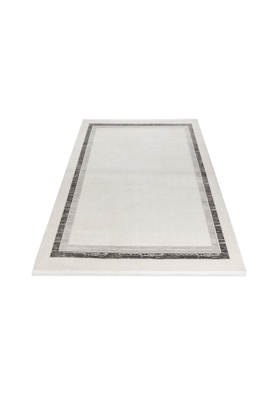 Badelya Home Krem Gri 7107 Modern Desen Doğal Taban Saçaklı Salon Koridor Mutfak Çocuk Oturma Odası Halı Yolluk 7107krem-gri