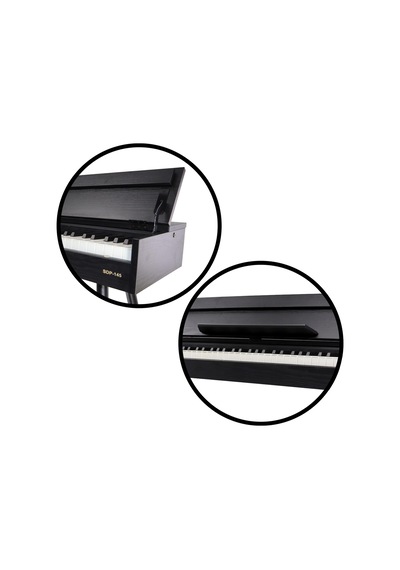 Jwin Sapphire Sdp-145çekiç Aksiyonlu 88 Tuşlu Dijital Piyano - Siyah