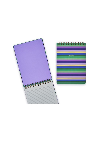 A5 Spiralli Stripe - Mauve Medley Çok Renkli