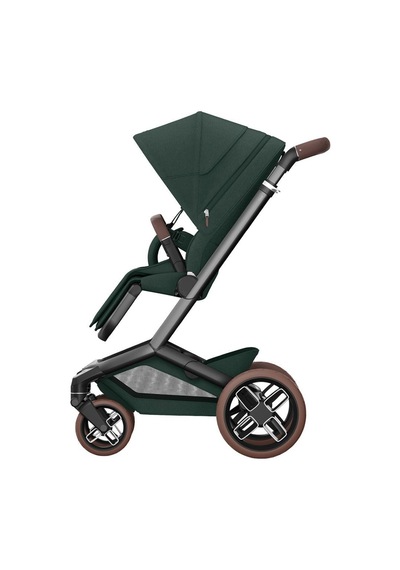 Maxi-Cosi Fame Portbebeli Led Işıklı Entegre Telefon Şarj Üniteli Premium Bebek Arabası Twillic Green