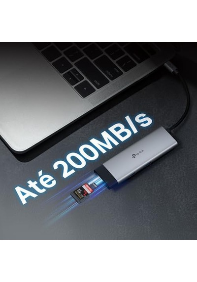 Uh7021c Usb-c 7 Si 1 Arada Hub 4k 60hz Hdmı, 100w Pd, 3 Usb 3.0, Sd & Microsd Uhs-ı 200 Mb/s , Tak-çalıştır, Alüminyum Tasarım