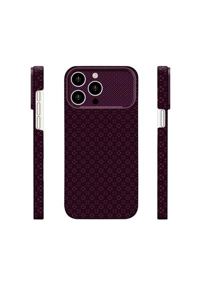 İphone 14 Pro Max Uyumlu Kılıf M-safe Şarj Özellikli Zore Paris Velix Sert Pc Kapak Derin Mor