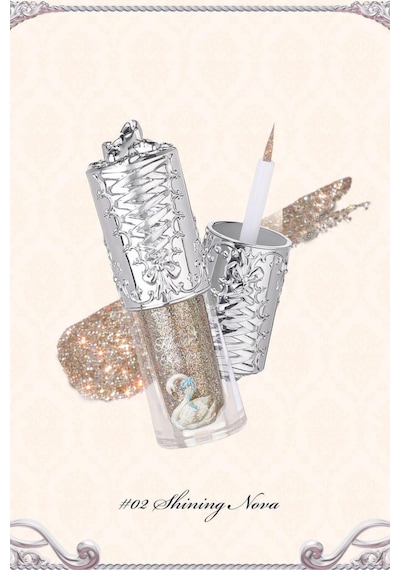 Flower Knows Swan Ballet Liquid Eyeshadow Blossom Işıltılı Göz Farı 02 Shining Nova 1
