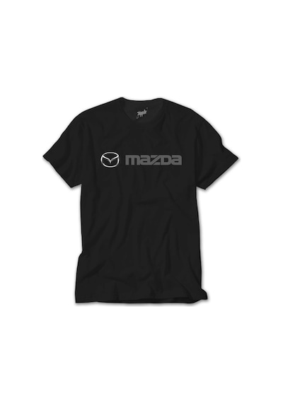 Mazda Text Logo Siyah Tişört Siyah