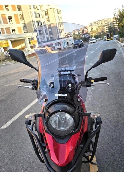 Motocam Suzuki V-strom Dl 250 Ön Cam 2017-2020 Model 51cm Füme Renkli 4mm