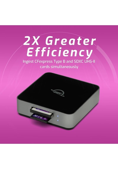 Owc Atlas Dual Cfexpress Ve Sd Kart Okuyucu - Çift Yuvalı Usb-c Hafıza Kartı Okuyucu