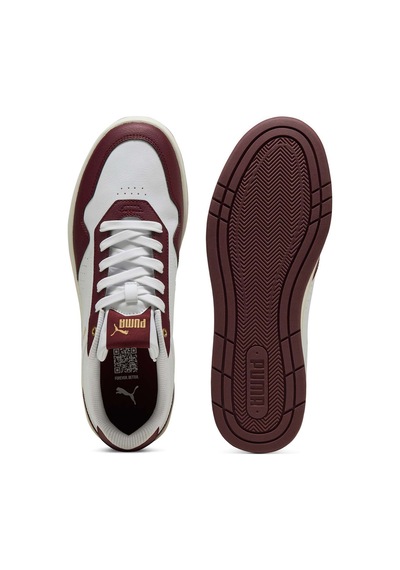 Puma Court Classic Beyaz Erkek Sneaker 000000000102266478 Beyaz-bordo