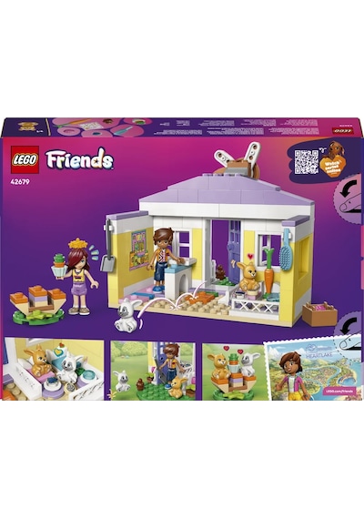 LEGO® Friends Heartlake Şehri Tavşan Oteli 42679 -5 Yaş ve Üzeri Çocuklar için Figür İçeren Yaratıcı Oyuncak Yapım Seti (161Parça)