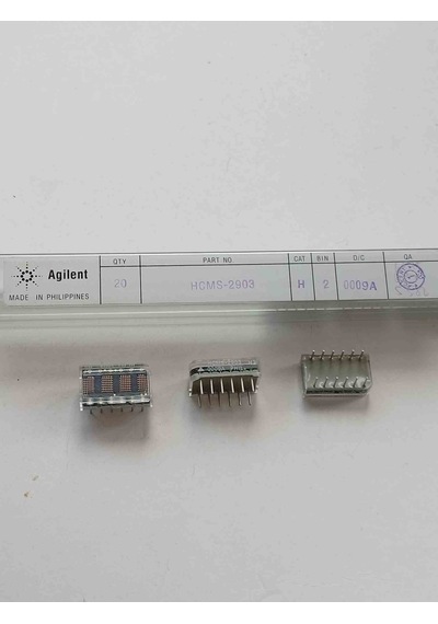 Hcms-2903 Green 574nm 1x4 Alphanumeric