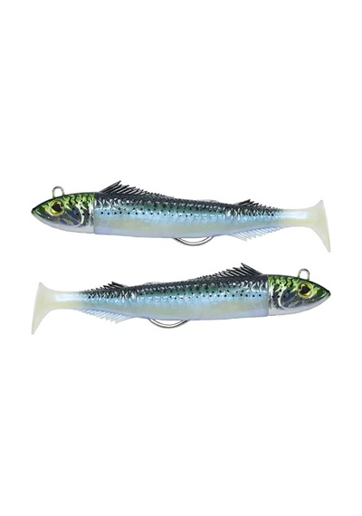 Ayrex Jlc Real Fish Combo 10 Gr Kafa + 80mm Vücut 2'li Paket 1 Caballa