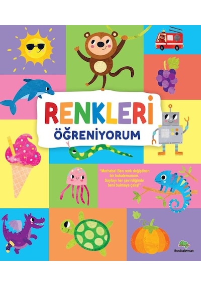 Renkleri Öğreniyorum- Bookalemun Yayınları