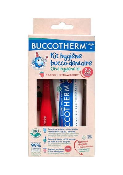 Buccotherm Çilekli Diş Macunu 50 ml + Diş Fırçası