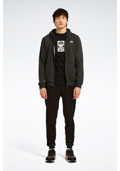 Reebok Id French Terry Sl Logo F Antrasit Erkek Eşofman Üstü 000000000101965476 Gri