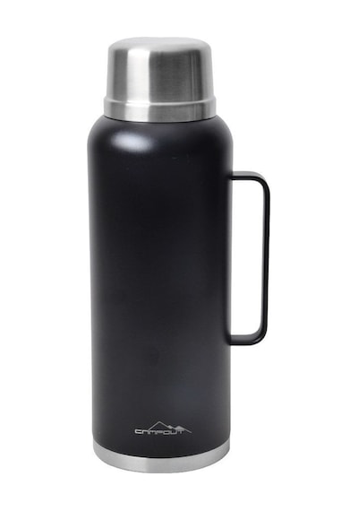 NURGAZ Campout Çift Katmanlı Termos 2600 ml Siyah (NG 166)