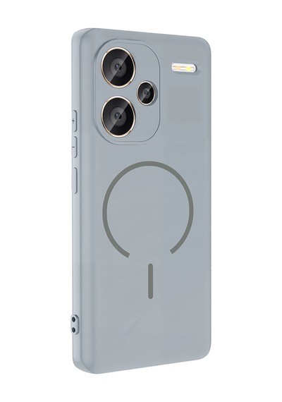 Xiaomi Redmi Note 13 Pro Plus 5g Kılıf Magsafe Destekli Kamera Korumalı Yumuşak Silikon Pazarplus Kahverengi