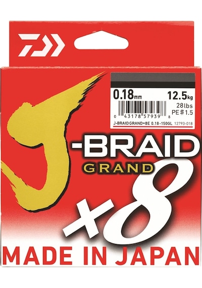 Daiwa J-braid Grand 8b Multicolor 300m İp Misina 0,16mm 0,16mm