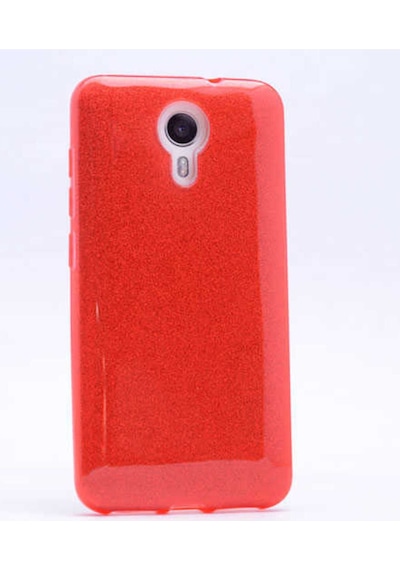 General Mobile 4g Android One Kılıf Zore Shining Silikon Kırmızı