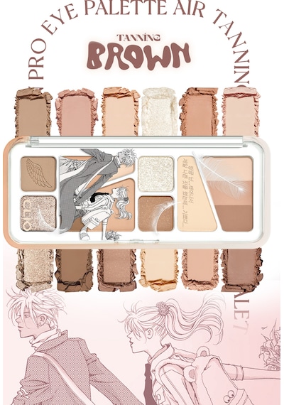 Clio Pro Eye Palette Air 15 Tanning Brown