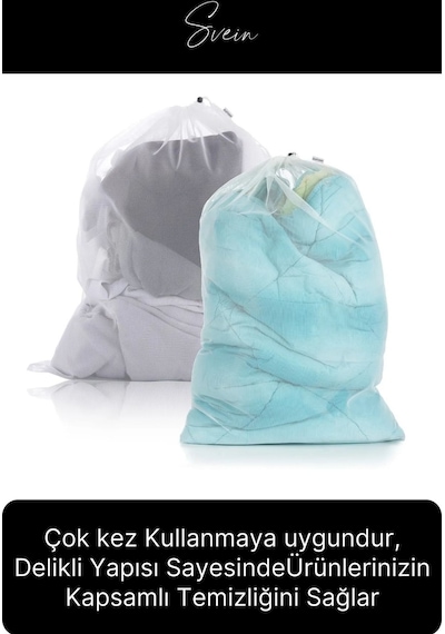 6 Adet Çamaşır Yıkama Filesi Maxi Kirli Elbise Giysi Kıyafet Torbası Okul Üniversite Yurt Asker