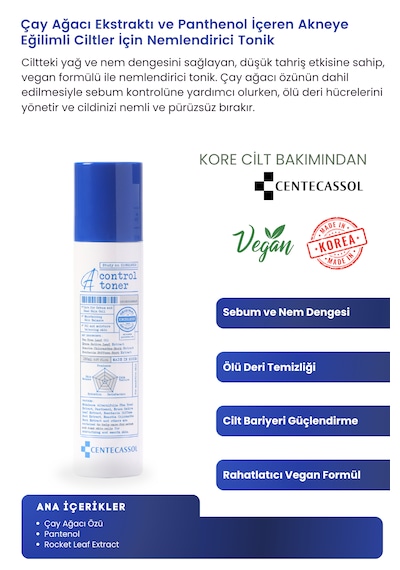 Centecassol Çay Ağacı Yaprağı Özlü Vegan Yatıştırıcı ve Onarıcı Tonik 150 ML