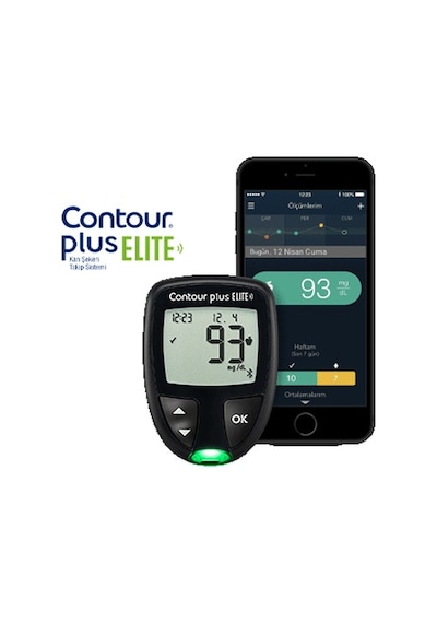Ascensia Contour Plus Elite Bluetooth Özellikli Akıllı Şeker Ölçüm Cihazı